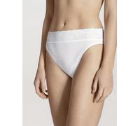 CALIDA Damen Lycraspitze Slip, Weiß, 40-42 EU