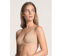 CALIDA Natural Comfort Soft-BH, triangelform Damen, verstellbare Träger, bügellos, aus hochwertiger Baumwolle