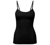 CALIDA Damen Spaghettitop - Natural Comfort, Unterhemd, Top, Jersey, einfarbig Calida Damen L (48/50) Schwarz
