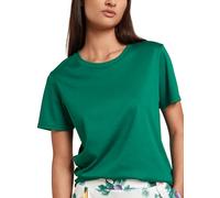 CALIDA Damen T-Shirt, aus der Serie Favourites in grün, Kurzarm, Rundhals, 95% Baumwolle