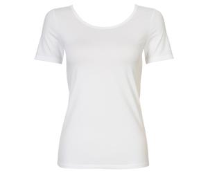 CALIDA Damen T-Shirt - Natural Comfort Top, Kurzarm, Unterhemd, Jersey Calida Damen M (44/46) Weiß