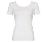 CALIDA Damen T-Shirt - Natural Comfort Top, Kurzarm, Unterhemd, Jersey Weiß L (48/50)