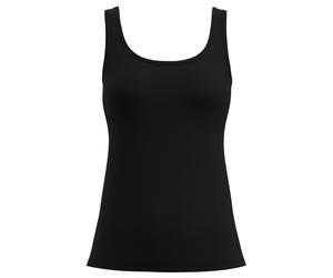 CALIDA Damen Tank Top - Essential Cotton, Unterhemd, Top, Jersey, einfarbig Schwarz / M (44/46) Calida Damen M (44/46) Schwarz