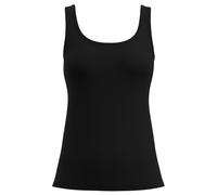 CALIDA Damen Tank Top - Essential Cotton, Unterhemd, Top, Jersey, einfarbig Schwarz XS (36/38)
