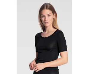 CALIDA - DAMEN Top kurzarm WS schwarz - Gr. - S