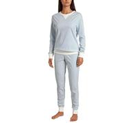 CALIDA Daylight Dreams Bündchen-Pyjama Damen azurit Blue 44-46