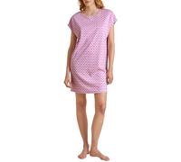 Calida Daylight Dreams Kurzarm-Nachthemd Damen, Länge 90cm, aus 100% Baumwolle