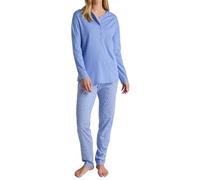 CALIDA Daylight Dreams Pyjama, lang Damen, aus 100% Baumwolle, atmungsaktiv und klimaregulierend