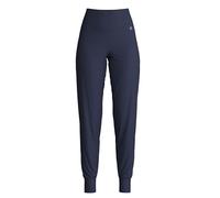 CALIDA Deepsleepwear Warming Hose Damen, mit breitem Bund, wärmender Merino-Tencel™ Mix Evening Blue 44-46
