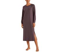 CALIDA Deepsleepwear Warming Langarm-Nachthemd Damen, Länge 120cm, wärmender Merino-Tencel Mix