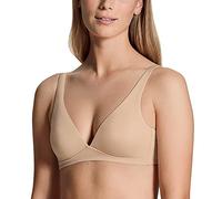 CALIDA Damen BH Eco Sense, rosa BH ohne Bügel aus Nylon, mit Verschluss aus Haken und Öse, Größe: 70B