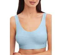 CALIDA Bustier WOMEN mit breitem Softbund, atmungsaktive Single Jersey-Qualität – Blau XS