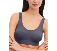 Calida Bustier WOMEN - breiter Softbund, weiche atmungsaktive Single-Jersey-Qualität - Grau S