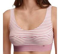 Calida BH Elastic Top Rosa gestreift Baumwolle X-Small Damen