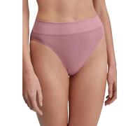 High-Waist-Slip CALIDA "Elastic", Damen, Gr. S (40/42), lila (lilas), Single Jersey, Obermaterial: 94% Baumwolle, 6% Elasthan, körpernah, Unterhosen, breiter Softbund, elastisch, Single Jersey, atmung