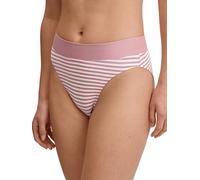 High-Waist-Slip CALIDA "Elastic", Damen, Gr. XS (36/38), rosa (rose print), Single Jersey, Obermaterial: 94% Baumwolle, 6% Elasthan, körpernah, Unterhosen, breiter Softbund, elastisch, Single Jersey,