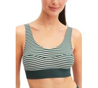 CALIDA Elastic Special Bustier Damen, mit breitem Softbund, atmungsaktive und weiche Single Jersey-Qualität deep Emerald Green 36-38