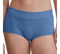 Panty CALIDA "Elastic", Damen, Gr. S (40/42), blau (riviera blau), Single Jersey, Obermaterial: 94% Baumwolle, 6% Elasthan, körpernah, Unterhosen, mit breitem Elastikbund (66424969-S) riviera blau