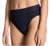 CALIDA Elastic Slip Damen, mit breitem Softbund, High Waist, natürlich atmungsaktive und weiche Single Jersey-Qualität