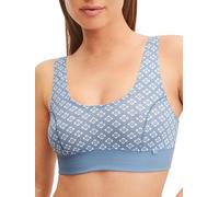Calida Bustier Elastic Trend – mit breitem Softbund, atmungsaktiv, Single Jersey – Aura Blue Gr. 40-42