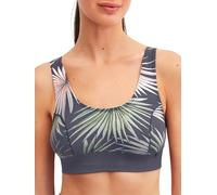 Calida Elastic Trend Bustier Damen – breiter Softbund, Single Jersey – Graystone 40/42