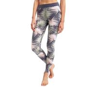 Calida Bodywear Leggings Elastic Trend Baumwollmix 94/6 floral Damen Graystone Gr. M (44/46)