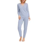 CALIDA Elegant Dreams Pyjama Damen Harmony Blue 44-46
