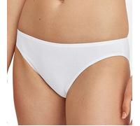 CALIDA Damen Slip - Essential Cotton, Low Cut, Jersey, einfarbig Weiß XS (36/38)