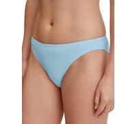 Slip CALIDA "Essential Cotton", Damen, Gr. S (40/42), blau (cascade blau), Single Jersey, Obermaterial: 93% Baumwolle, 7% Elasthan, körpernah, Unterhosen, langanhaltender Komfort, atmungsaktiv, weich 