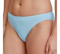 Slip CALIDA "Essential Cotton", Damen, Gr. S (40/42), blau (cascade blau), Single Jersey, Obermaterial: 93% Baumwolle, 7% Elasthan, körpernah, Unterhosen, langanhaltender Komfort, atmungsaktiv, weich 
