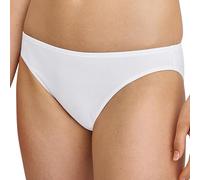 Calida Bodywear Damen-Slip Essential Cotton – Low Cut, Jersey, 95% Baumwolle Weiß L (48/50)