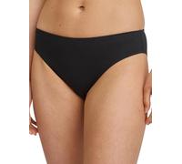 CALIDA Damen Slip Essential Cotton, Regular Cut Jersey, einfarbig Schwarz L (48/50)