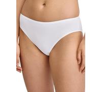 Calida Damen Slip Essential Cotton – Regular Cut, Jersey, Baumwolle, einfarbig Weiß XS (36/38)