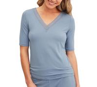CALIDA - DAMEN Shirt kurzarm aura blue - Gr. - S