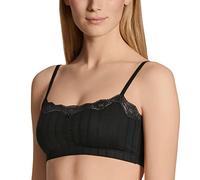 Calida Bustier Etude Toujours PIMA-Baumwolle mit feinem Nadelzug Schwarz Größe S Damen
