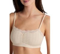 CALIDA Etude Toujours Bustier Damen | feminine Spitzenakzente, dezente Raffung und bügelloser Komfort für jeden Tag