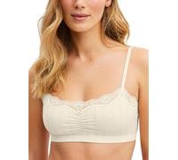 CALIDA Etude Toujours Bustier Damen | feminine Spitzenakzente, dezente Raffung und bügelloser Komfort für jeden Tag