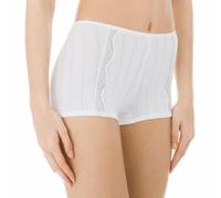 Calida Calida Damen Low-Cut Panty mit Nadelzug Damenunterhose mit D... S weiss