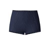 Panty CALIDA "Etude Toujours", Damen, Gr. S (40/42), blau (peacoat blau), Jersey, Obermaterial: 95% Baumwolle, 5% Elasthan, normal, Unterhosen, mit Dresdner Spitze an der Vorderseite (12281402-S) peac