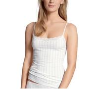 CALIDA Etude Toujours Spaghetti-Top Damen, verstellbare Träger, edle Nadelstreifen-Optik, mit Swiss+Cotton-Gütesiegel