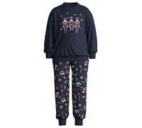 Calida - TODDLERS Pyjamas with cuff 480 saphir blue - Gr. - 116