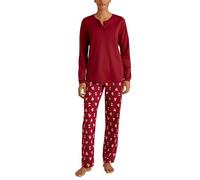 CALIDA Family & Friends Damen Pyjama, Rio red