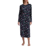 CALIDA Family & Friends Langarm-Nachthemd Damen, warme Baumwollqualität