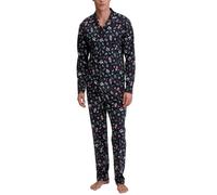 CALIDA Family & Friends Pyjama, lang Herren | durchgeknöpfter Schlafanzug, weiche Interlock-Qualität und angenehm wärmender Komfort