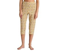 CALIDA Favourites 3/4-Pants Damen, aus Bio Baumwolle, atmungsaktiv, elastischer Hosenbund ray Flower Yellow 36-38