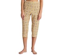 CALIDA Favourites 3/4-Pants Damen, aus Bio Baumwolle, atmungsaktiv, elastischer Hosenbund ray Flower Yellow 48-50