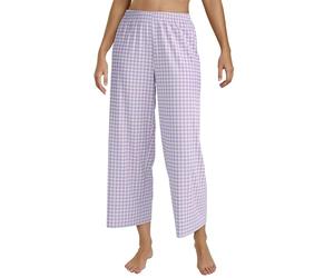 CALIDA Favourites 7/8-Hose Damen, aus Baumwolle, pflegeleicht, lockere Passform, elastischer Hosenbund digital Lavender 36-38