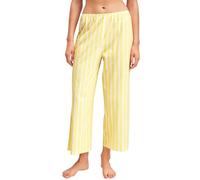 Calida Pyjamahose Favourites 7/8 Damen 100% Bio Baumwolle elastischer Bund Cream Gold Gr. M