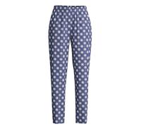 Calida Hose WOMEN Pants kobaltblau, Baumwolle, pflegeleicht, elastischer Bund, XS