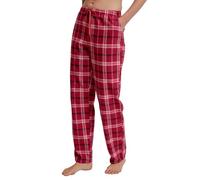 Calida Bodywear Hose Favourites Holydays – Flannel Baumwolle, mit Seitentaschen – Rot M Damen